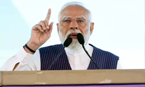 Pasted Chinese stickers, insulted ISRO scientists: PM Modi lambasts DMK at public rally