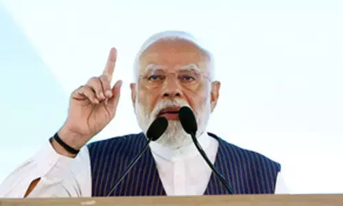 Pasted Chinese stickers, insulted ISRO scientists: PM Modi lambasts DMK at public rally