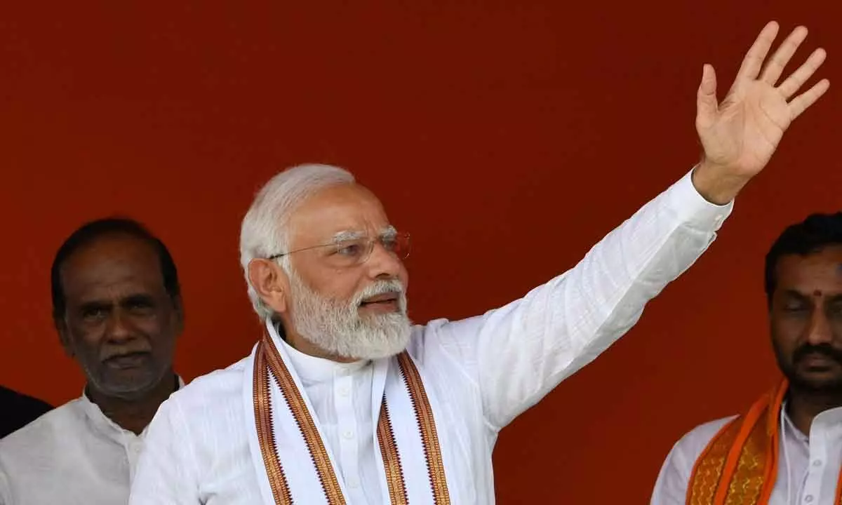 PM on two-day visit to Telangana From march 4: Modi to kickstart   LS campaign in TS