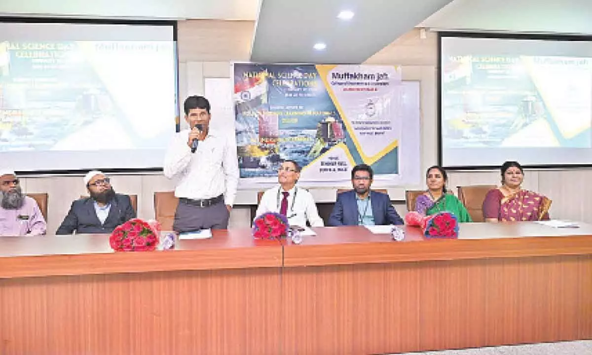 National Science Day celebrations at MJCET