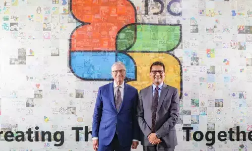 Bill Gates at Hyd MS IDC