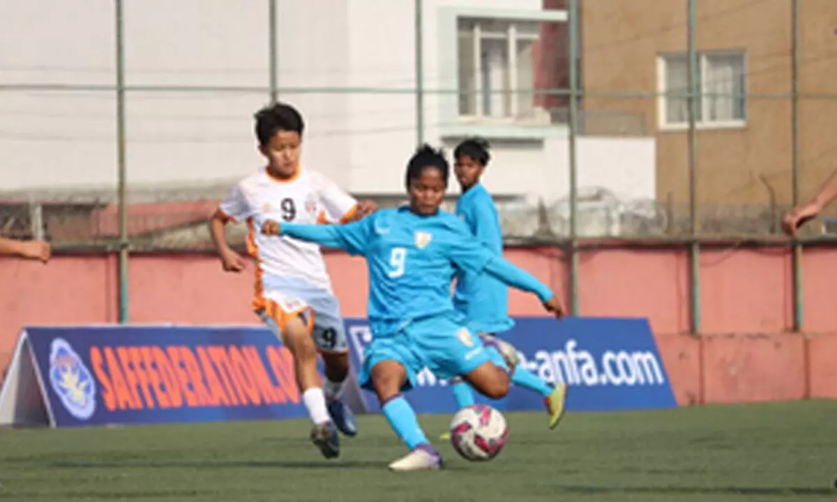 SAFF U16 Women’s Cship: Anushka Kumari nets hat-trick as India thrash Bhutan 7-0