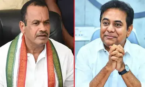 Komatireddy challenges KTR to contest from Sircilla