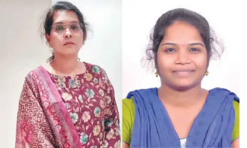Khammam: 2 young women land  four government jobs