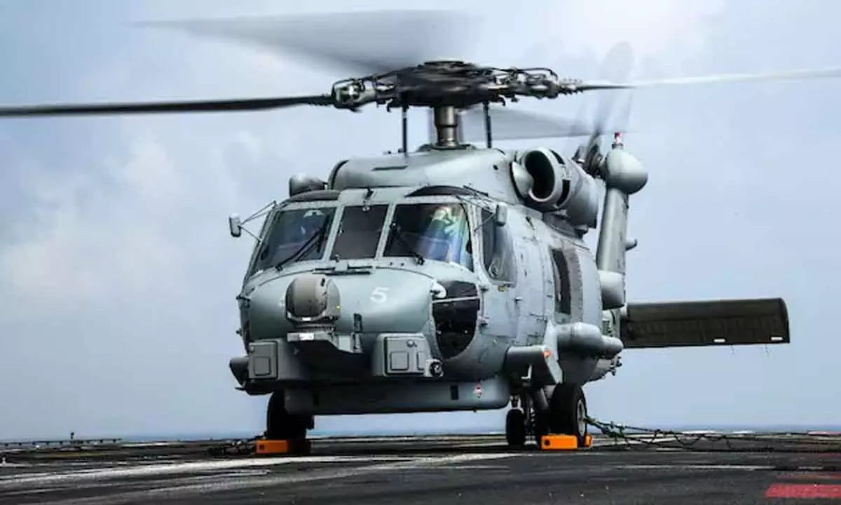 Seahawks chopper squadron to be commissioned into Indian Navy