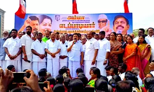 AIADMK conducts protests against drug menace in Tamil Nadu
