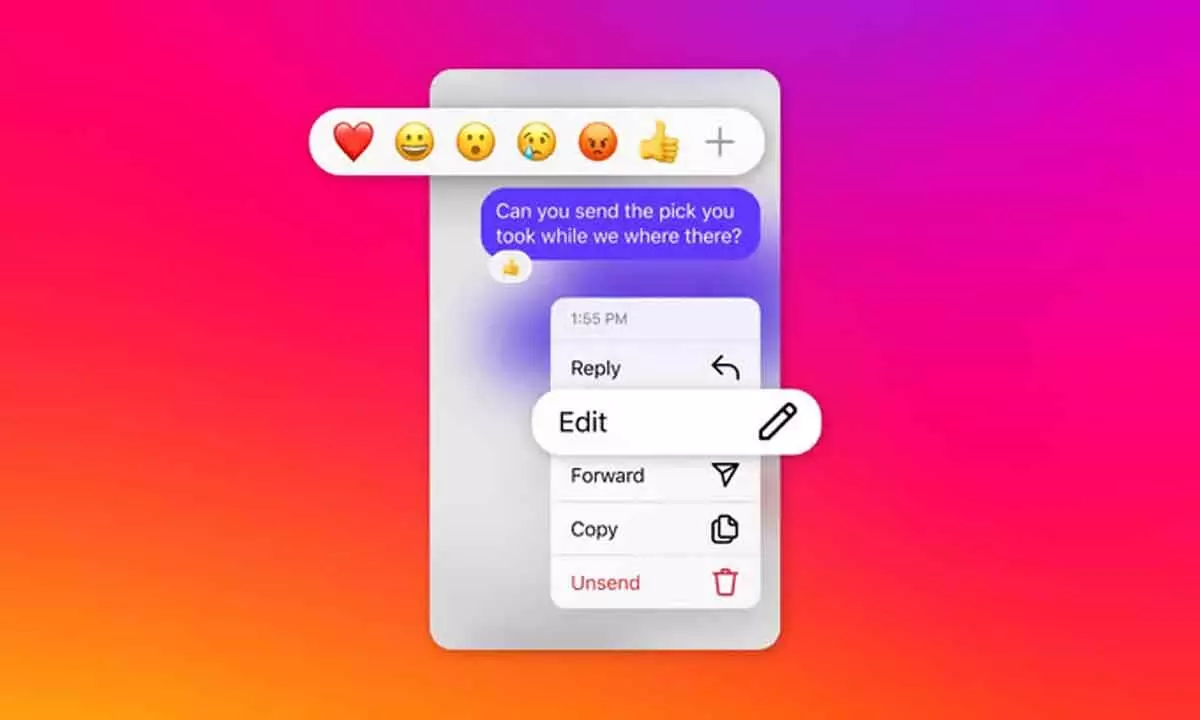 Instagram Introduces Message Editing Feature