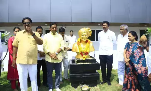 Kesineni Chinni starts postcard movement in demand for Bharat Ratna to NTR