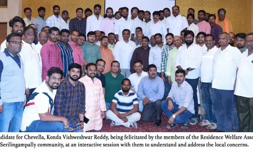 Konda Vishweshwar Reddy Engages with Serilingampally Community, Pledges Vision for Better Urban Living!