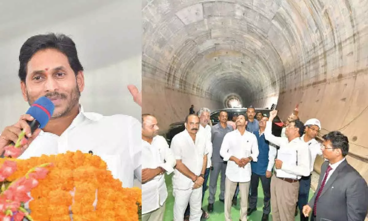 Dornala: CM YS Jagan Mohan Reddy dedicates 2 tunnels of Veligonda project to nation