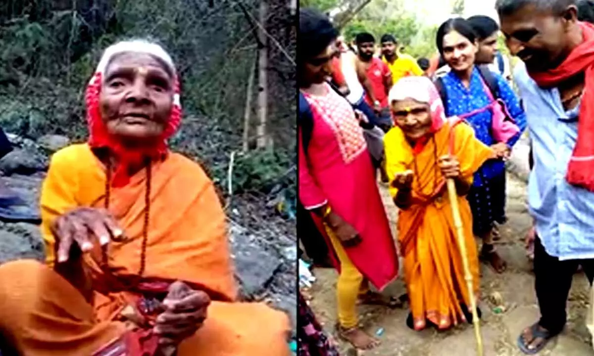 102-yr-old Karnataka womans strenuous trek up the hill, prays for PM Modis 3rd tenure