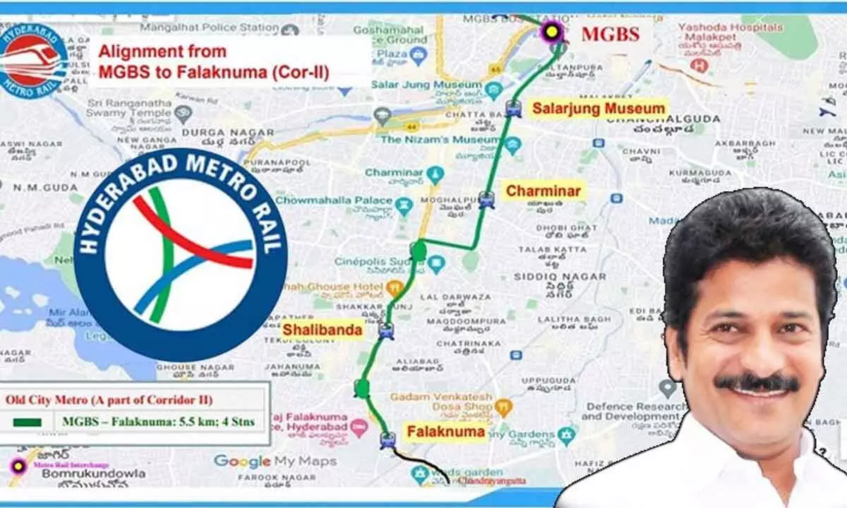 Hyderabad: A Revanth Reddy to lay stone for Old City Metro today
