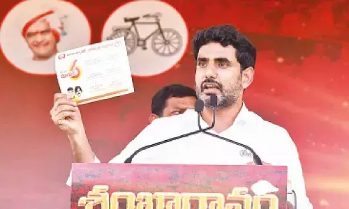 Sand, ganja smuggling is Jagans only vision, says Lokesh