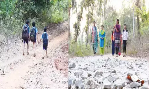 Villagers demand bitumen-topped road for access to govt school
