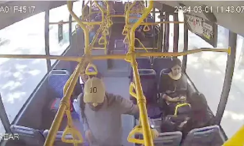 The Rameshwaram Cafe bomb blast: Photo revealed by police shows suspect in BMTC bus