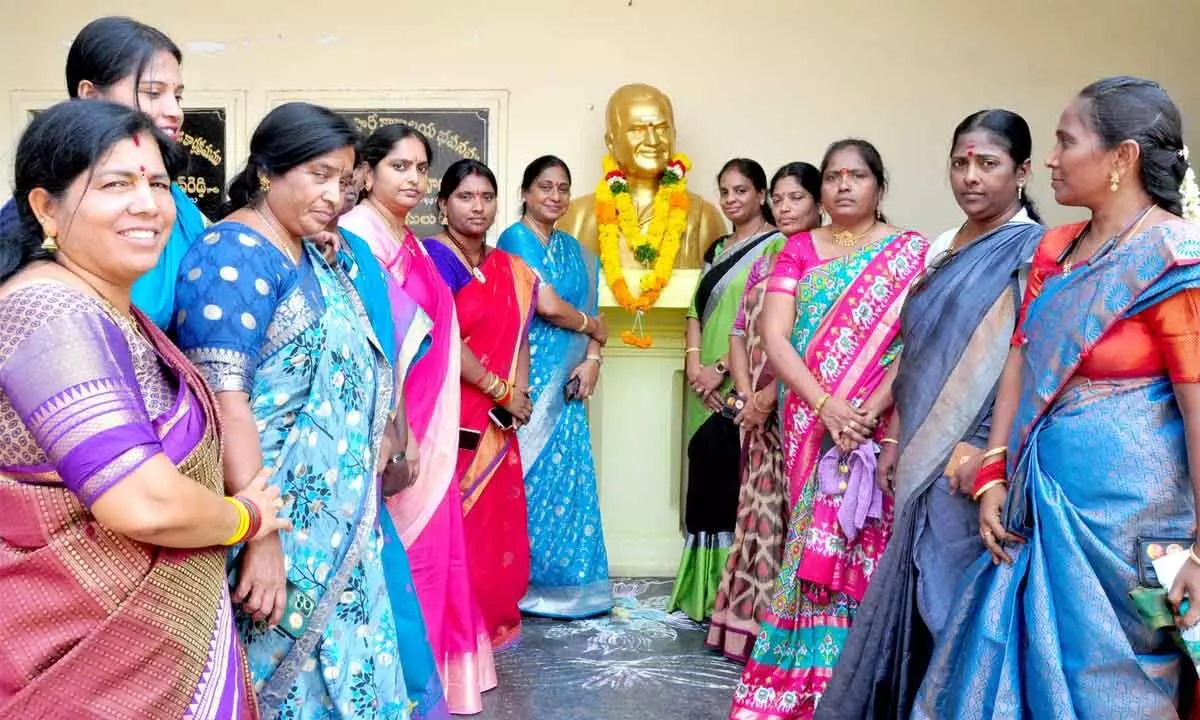 Beeda Jyoti Advocates Womens Empowerment and Recognition at Telugu Desam Partys International Womens Day Celebrations