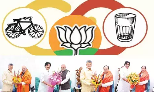 Vijayawada: BJP seals tie-up with TDP-JSP