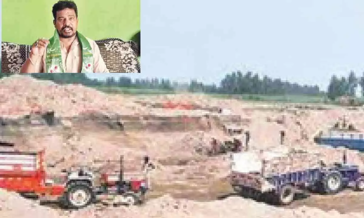 Kodangal: MIM leader alleges rampant sand smuggling