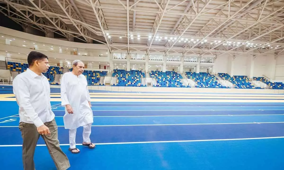 CM opens India’s first indoor athletics centre
