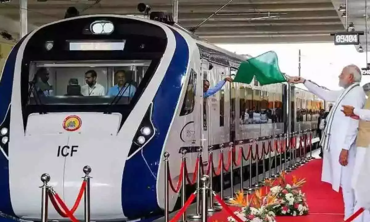Modi Unveils Future Of Rail Travel: 10 New Vande Bharat Trains Launched In Spectacular Ceremony