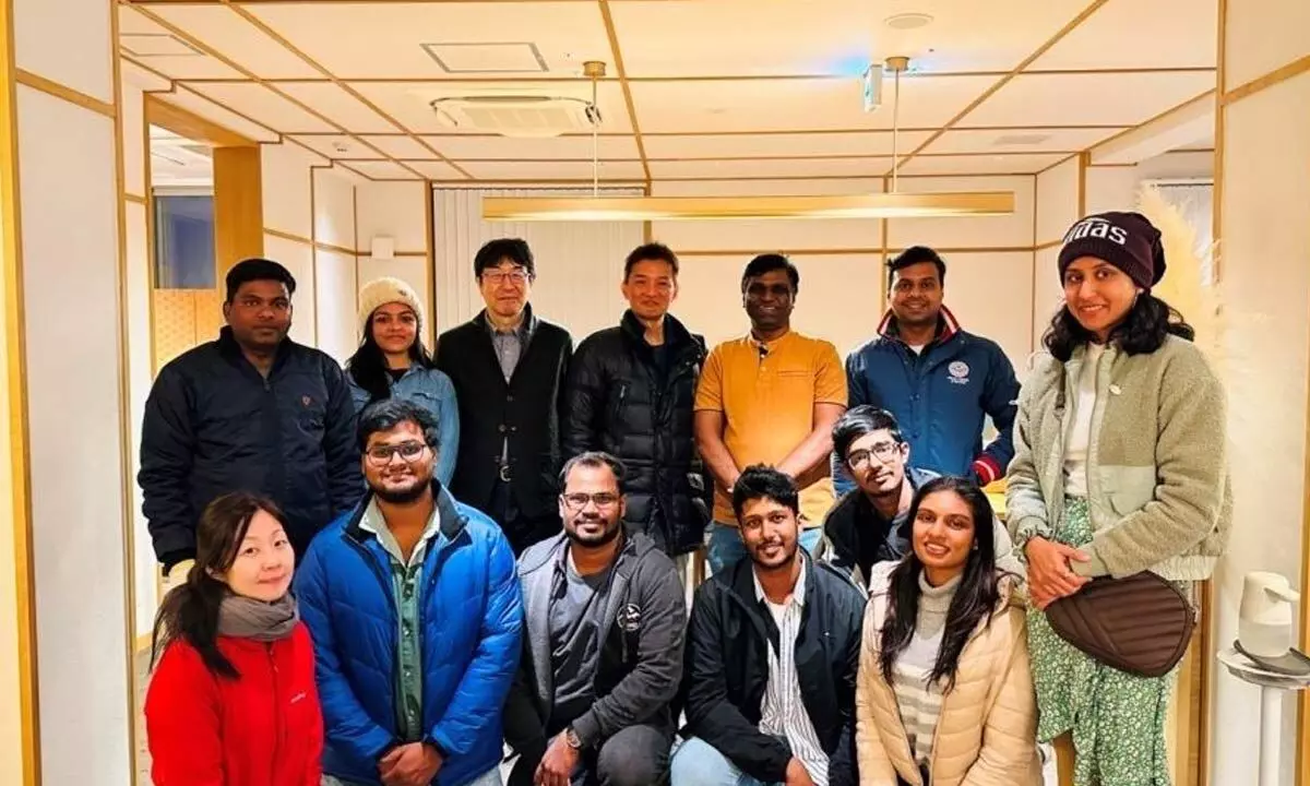 Hyderabad: UoH research group visits Japan