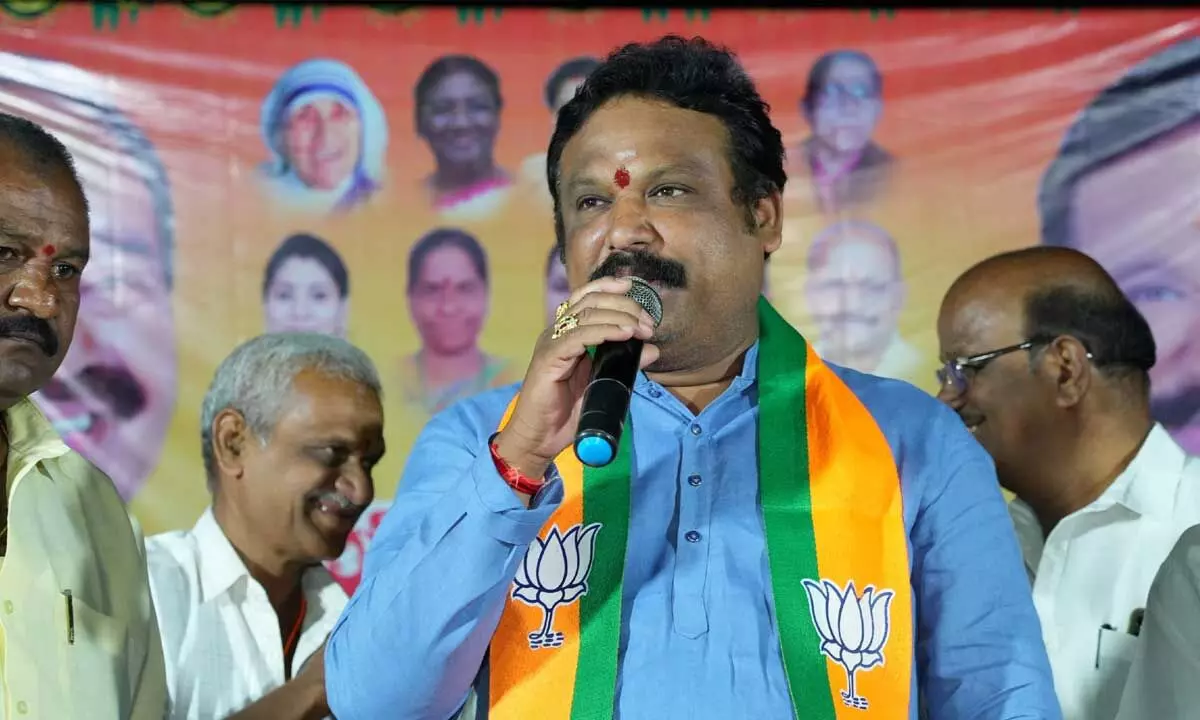 BJP leader Ganesh participates in Womens Day Celebrations