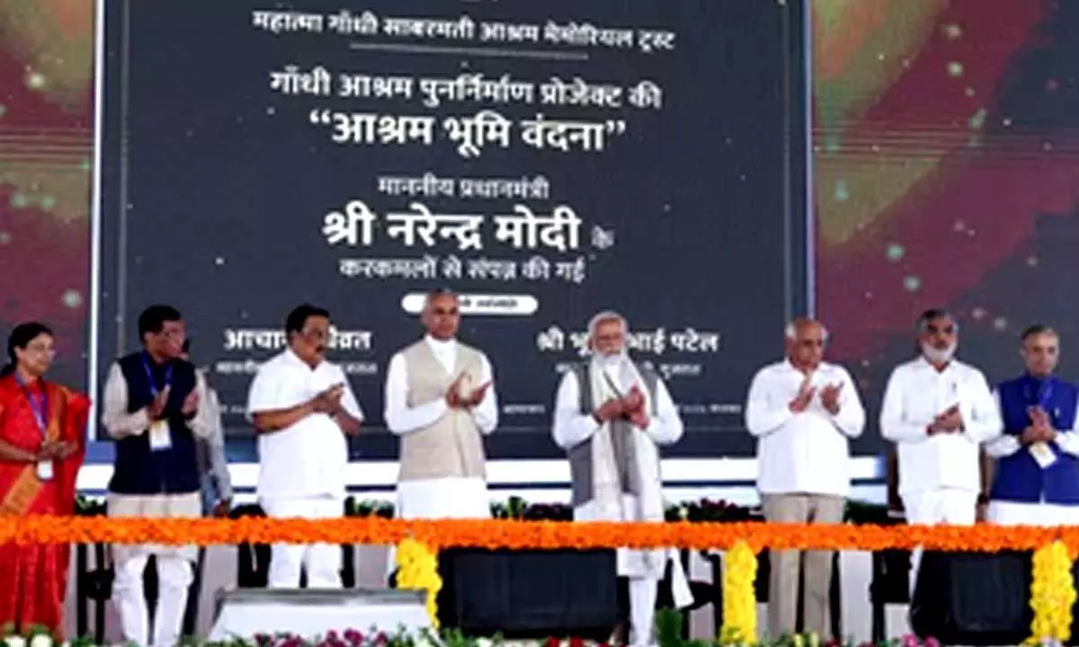 PM Modi inaugurates Kochrab Ashram, unveils master plan for Gandhi Ashram Memorial