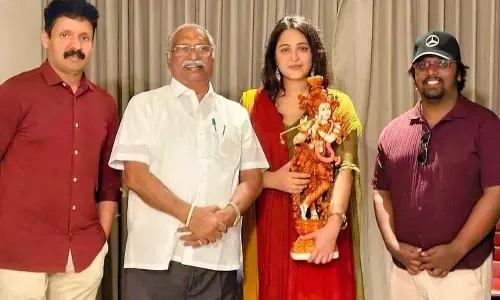 Anushka Shetty joins the sets of her debut Malayalam film ‘Kathanar – The Wild Sorcerer’