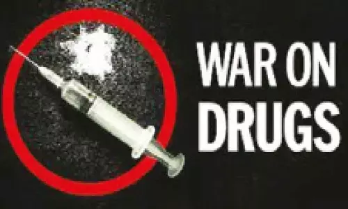 Lab making party drugs unearthed, African nabbed