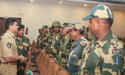 4 companies of BSF arrive in Tirupati