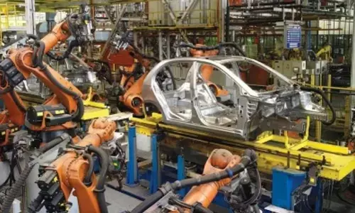 Industrial production clocks 3.8 pc growth in January