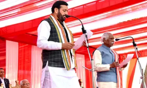 Influential OBC face Saini takes oath as Haryana CM with five Cabinet colleagues