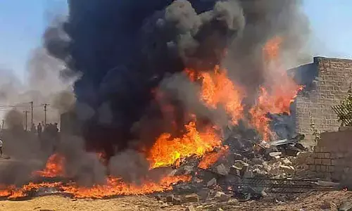 Tejas crashes in Jaisalmer in first incident involving indigenous LCA