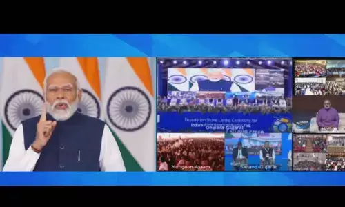 PM Modi lays foundation stone of 3 chip projects in big leap to become a global hub