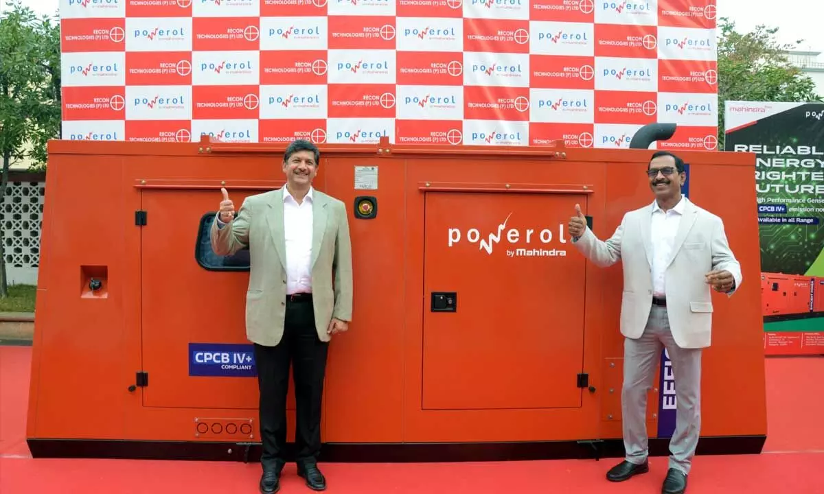 Recon Technologies unveils Mahindra Powerol CPCBIV+ diesel gensets