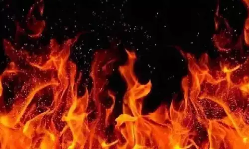 Fire breaks out at oil refining warehouse in Vijayawada