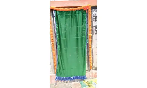 Srikakulam: Row over missing name on school building plaque