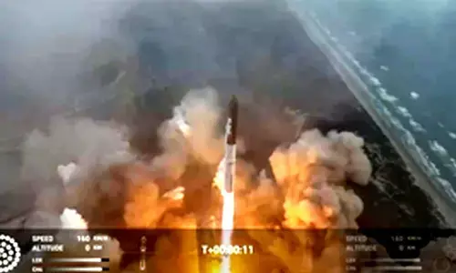 Elon Musks SpaceX aces third test flight of Starship on Thursday