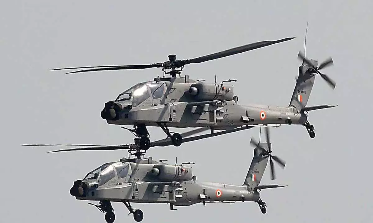 Indian Army Raises First Squadron Of Apache Attack Helicopters Near Pakistan Border