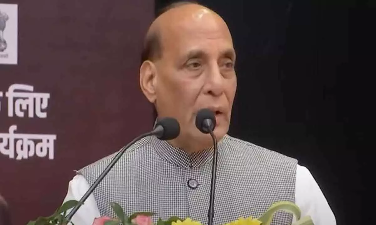 Rajnath Singh takes aim at Jharkhand govt over corruption in public meeting in Chatra