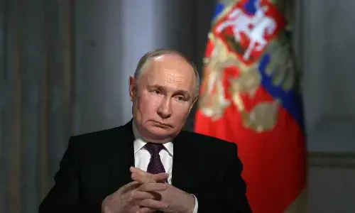 Putin says Ukraine trying to disrupt election with attacks on Russia