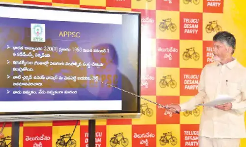 Vijayawada: Jagan Mohan Reddy prime accused in APPSC lapses says Nara Chandrababu Naidu