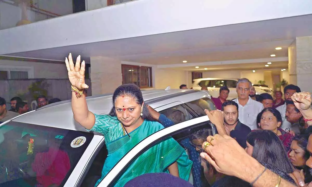 Liquorgate scam simmers: Kavitha arrested, taken to Delhi for questioning