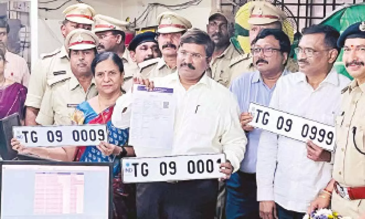 Telangana begins vehicles registration with ‘TG’ code