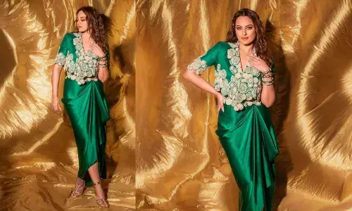 Sonakshi unveils glamorous look ahead of ‘Heeramandi’ release
