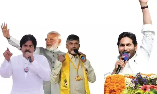 Amaravati: Stage set for fierce poll battle between YSRCP and TDP-JSP-BJP alliance