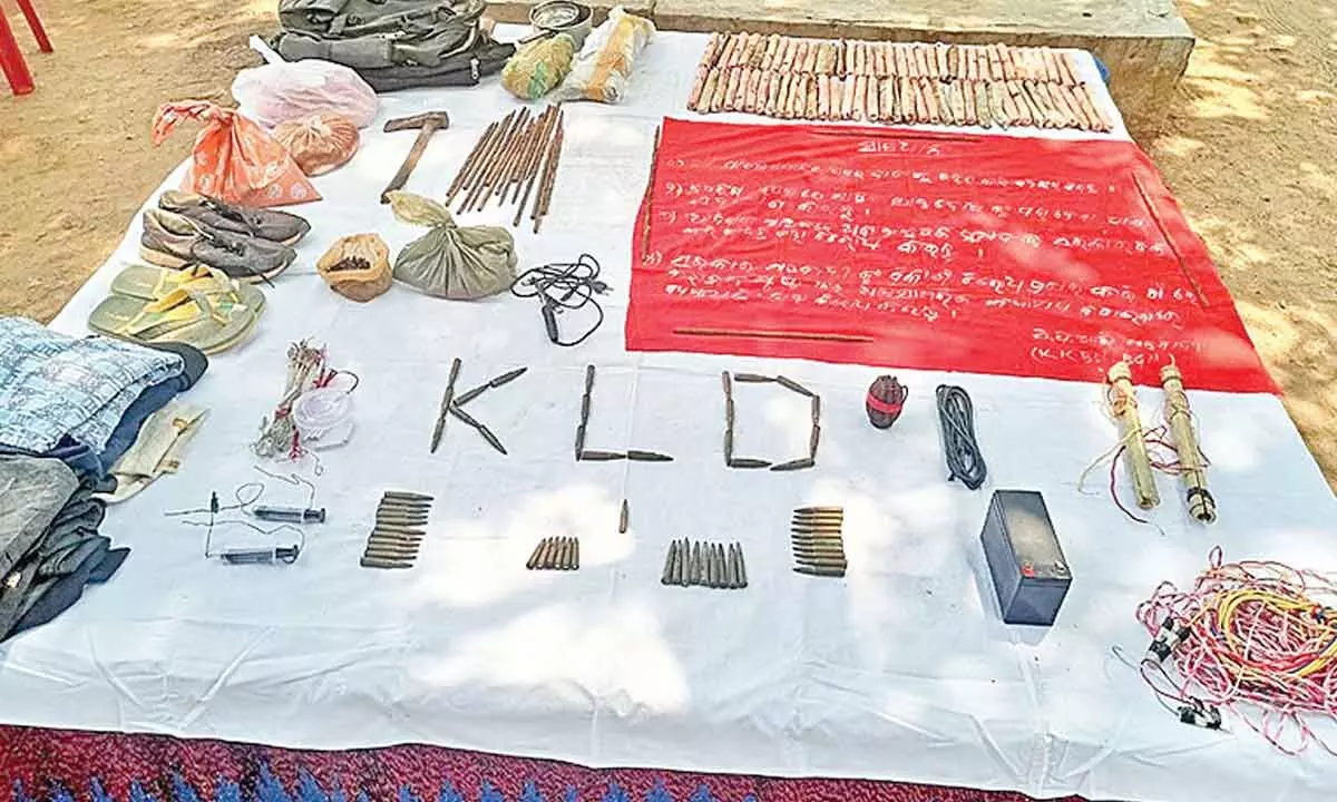 Ammunition seized during anti-Maoist op