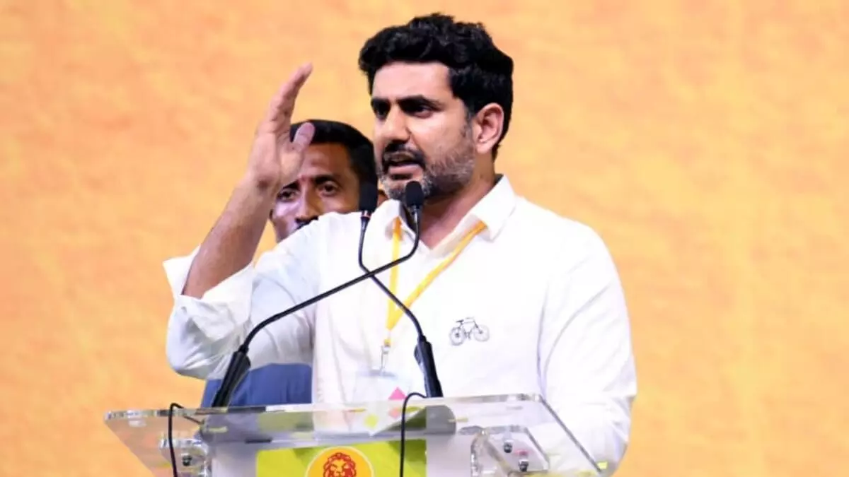 Nara Lokesh vows to make Mangalagiri a care of address for development, if voted TDP to power