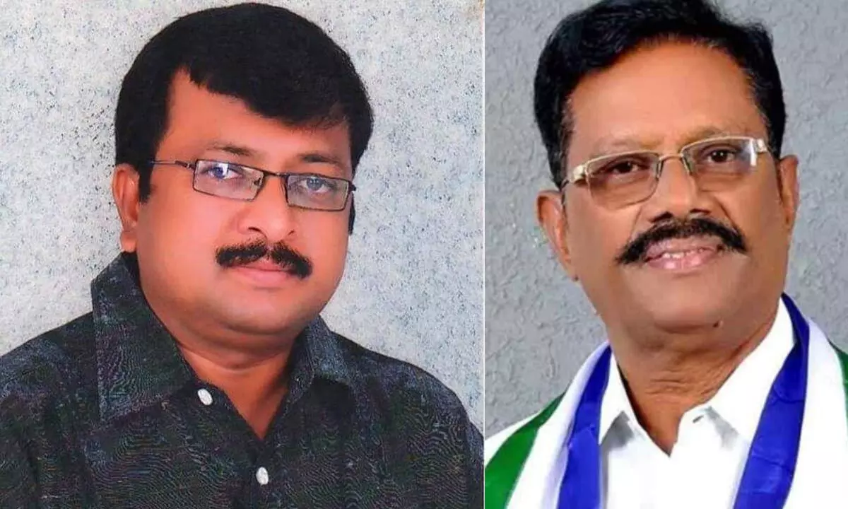 YSRCP candidate N Rajesh and TDP candidate K Adimulam