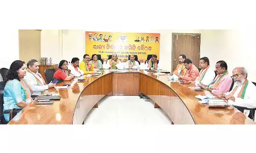 Odisha BJP leaders discuss candidates for polls